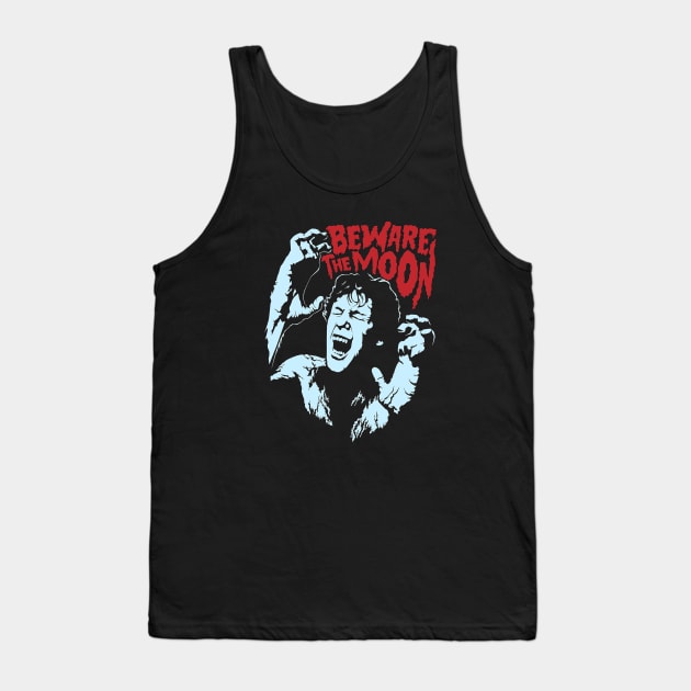 American Werewolf in London Horror Classic Tank Top by WikiDikoShop